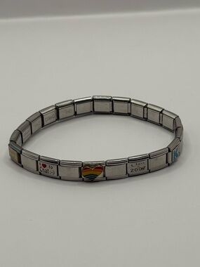 Vintage Nomination Charm Bracelet